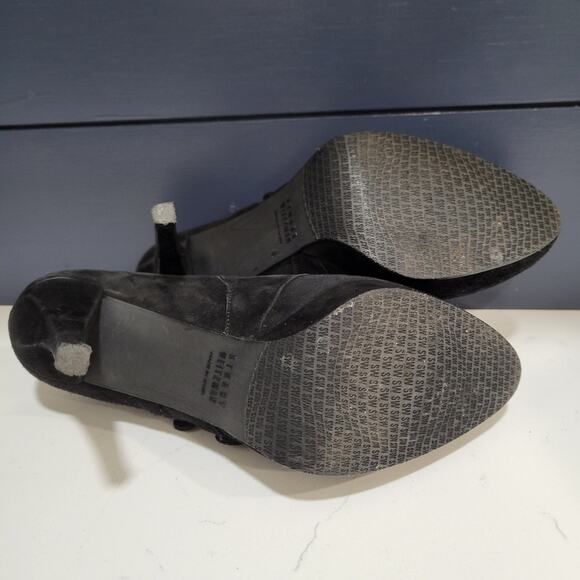 Stuart Weitzman Suede Platform Ankle Booties Size 6M - Picture 9 of 13